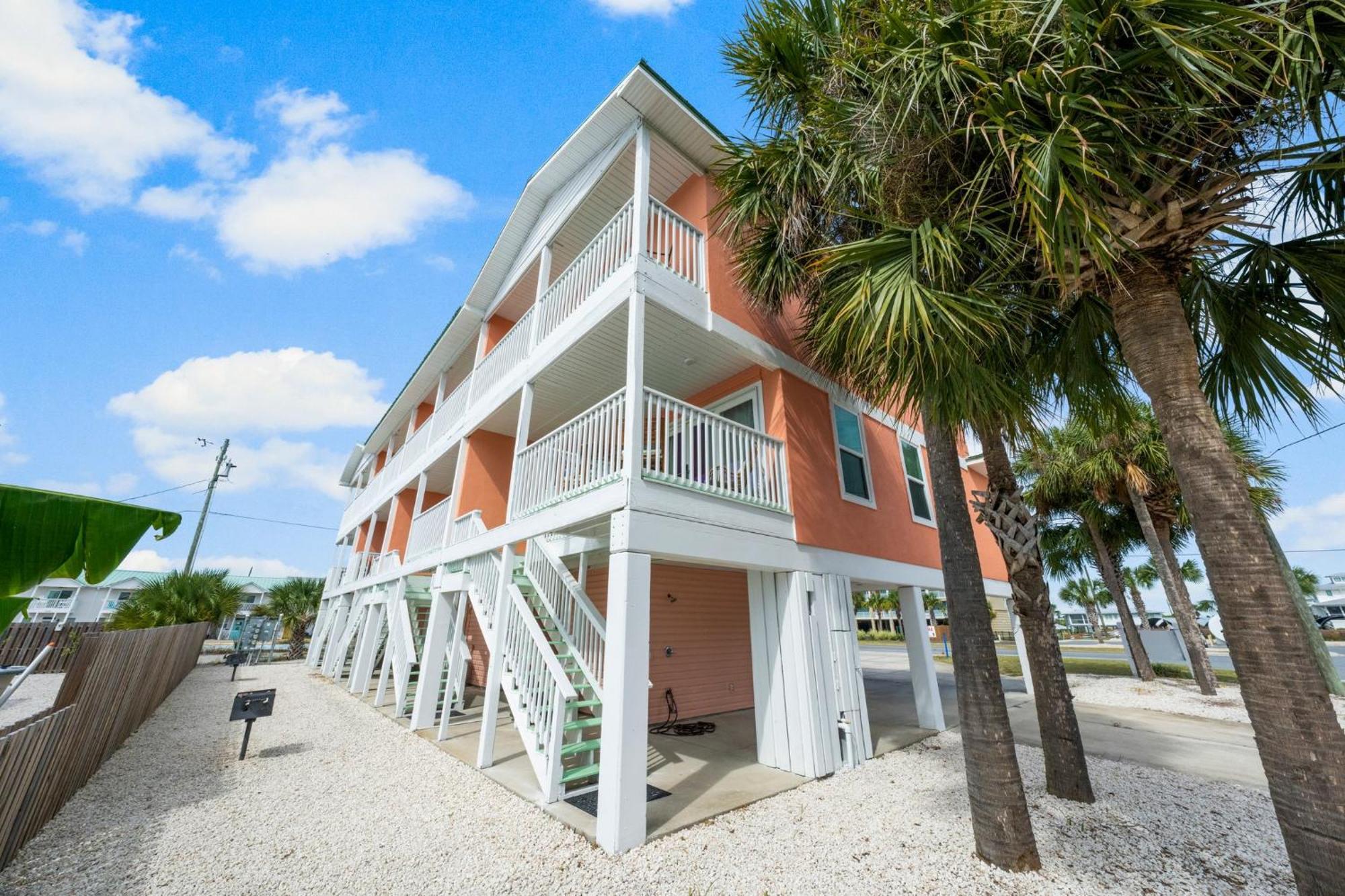 Sand Buckets Unit C, Ocean View Beach Townhouse Mexico Beach Esterno foto