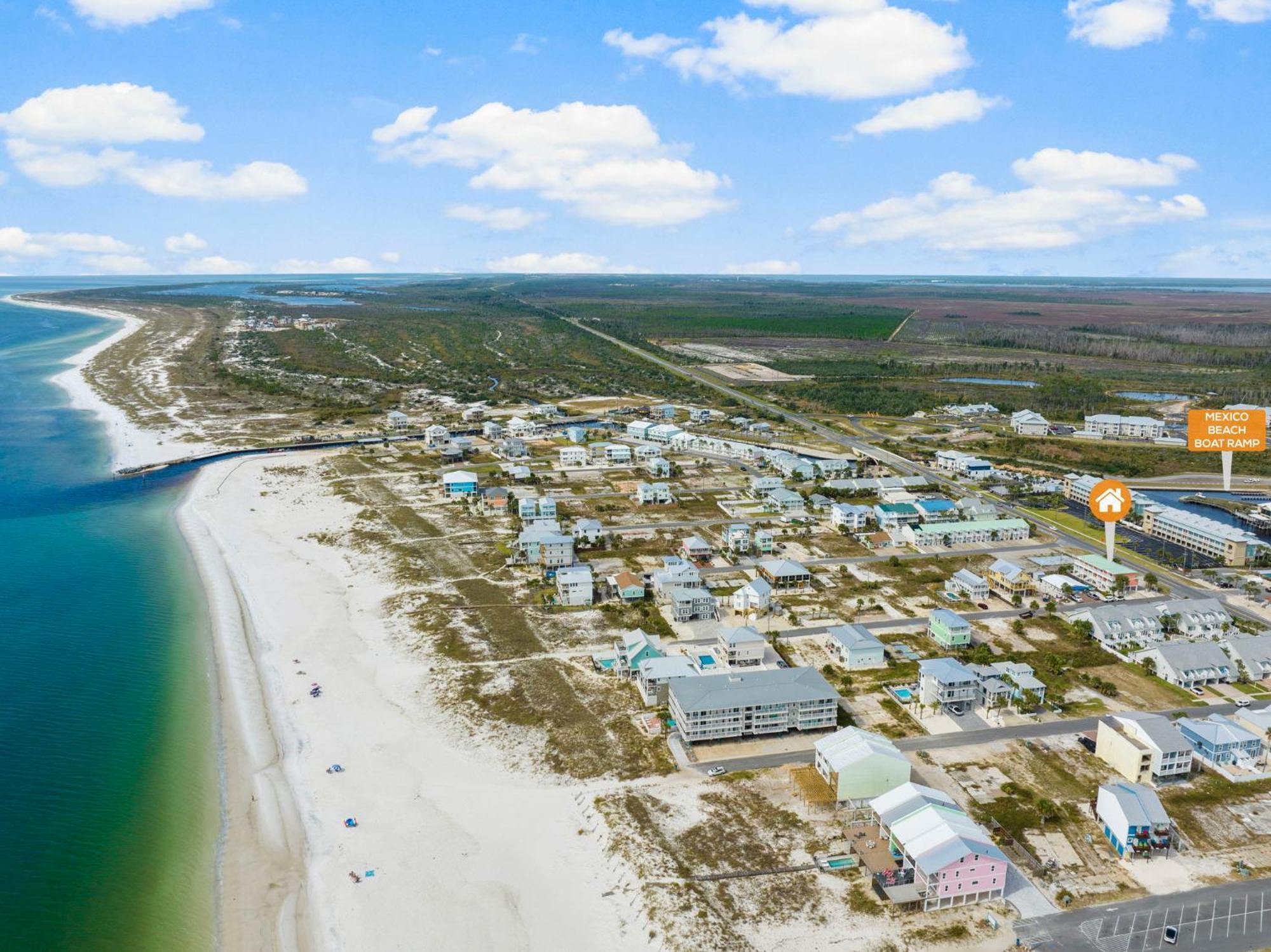 Sand Buckets Unit C, Ocean View Beach Townhouse Mexico Beach Esterno foto