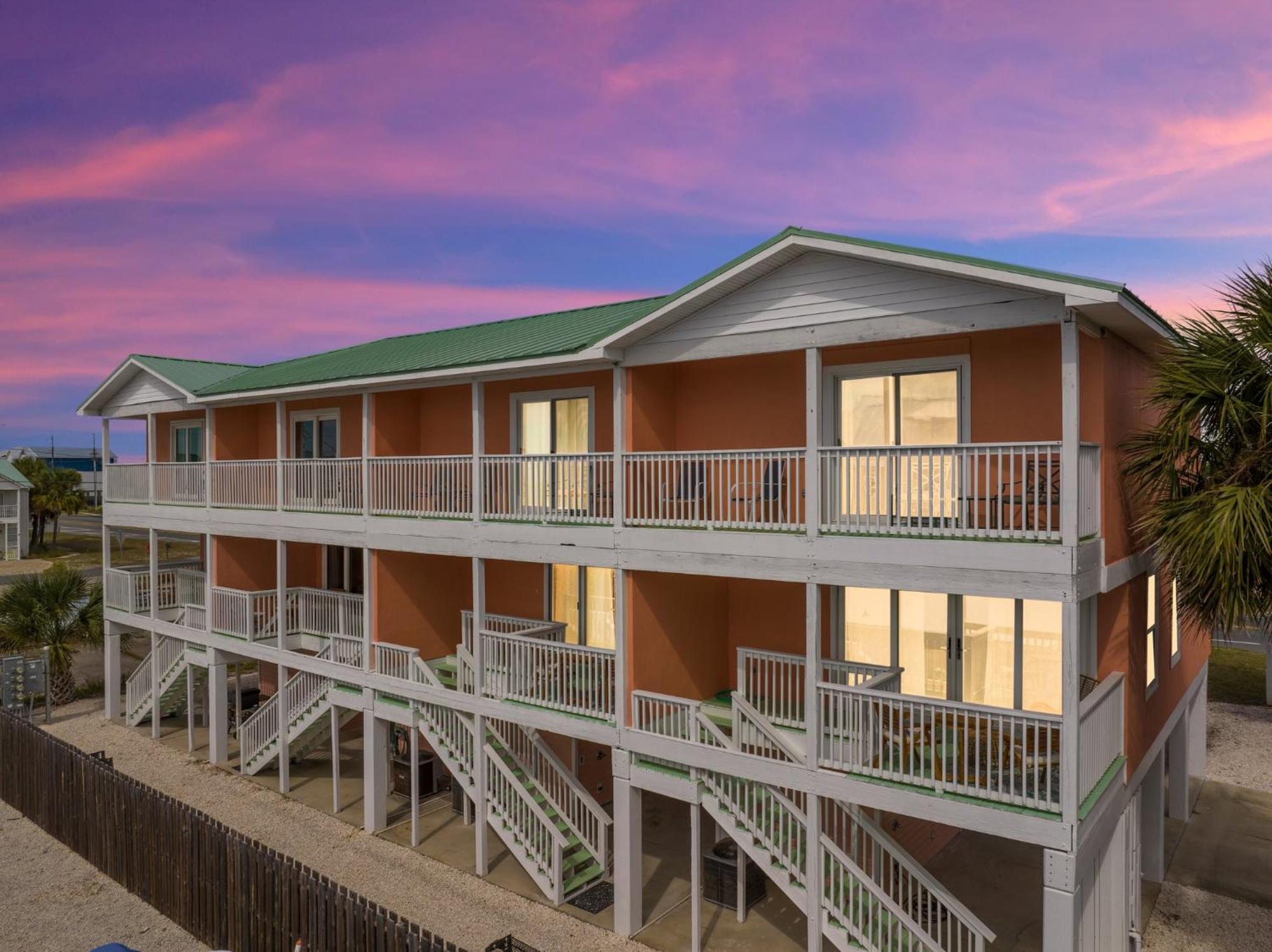 Sand Buckets Unit C, Ocean View Beach Townhouse Mexico Beach Esterno foto